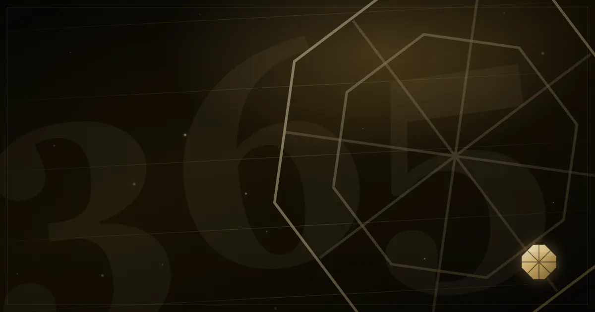 UFA365 gold octagon pattern artwork for the guides page